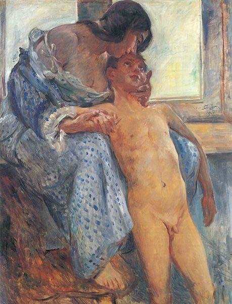 Lovis Corinth Mutterliebe oil painting picture